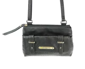 Rosetti Black Crossbody Small Purse Adjustable Shoulder Strap Bag Handbag - Picture 1 of 10