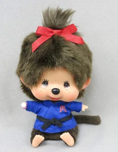 NEW Let's Sports Monchhichi Judo Girl S size Doll Sekiguchi From Japan F/S - Picture 1 of 2