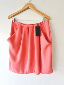*New* CUE Coral Pleat Detail Skirt SIZE 12 has pockets - Picture 1 of 7