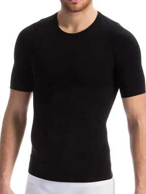 Man 419 T-Shirt Maglia Mezza Manica Cotone Uomo Modellante Contenitiva - Immagine 1 di 4
