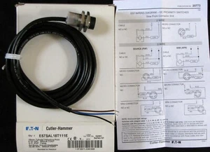 E57SAL18T111E Eaton Cutler Hammer Tubular Inductive Proximity 6~48 VDC 18mm PNP - Picture 1 of 1
