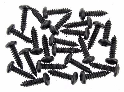 DATSUN Black Interior Trim Screws- #10 x 3/4" Long Pan Head- 25 screws- #260 - Image 1 of 4