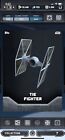 Topps Star Wars Digital Card Trader Gray Schematic Tie Fighter Build Insert