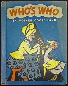 Vintage Who's Who In Mother Goose Land by Ruby Bradford-Childrens Book HC 1937 - Picture 1 of 12