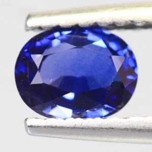 0.94Cts Natural Unheated Royal Blue Sapphire Oval Shape From Sri Lanka Gemstone - Picture 1 of 8