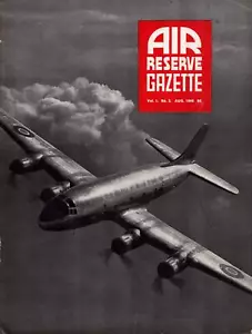 AIR RESERVE GAZETTE AUGUST 1946 BRITISH AIRLINERS PERSONAL PLANES TAILESS AIRCRAFT - Bild 1 von 6