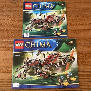 Lego leyendas de Chima 70006 manual solo libros 1 y 2 - Imagen 1 de 2