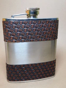 JC Flachmann - CROMO SAT./CUERO MARRÓN - NUEVO - 72648 - Imagen 1 de 1