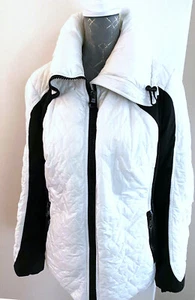 Daunenjacke weiß N5 MARC CAIN 42 Winterjacke Steppjacke Jacke schwarz warm - Bild 1 von 5