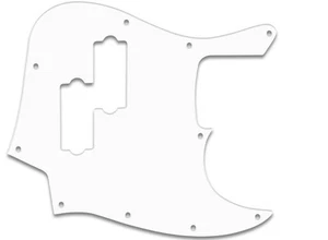 BLACKTOP JAZZ BASS® 3 PLY PG WHITE WBW f. FENDER® USA HANDMADE QUALITY PICKGUARD - Picture 1 of 1