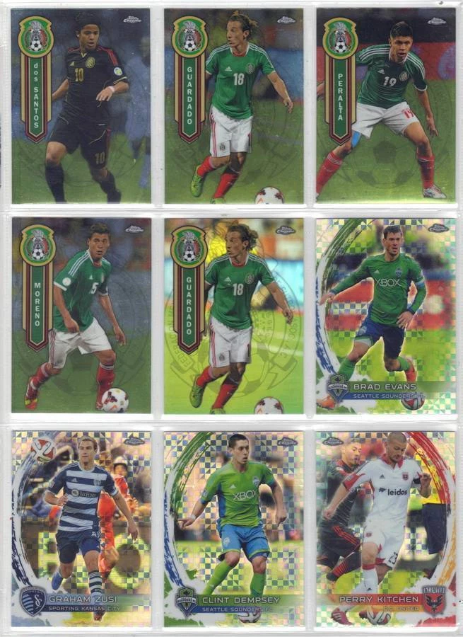 PERRY KITCHEN DC UNITED 2014 TOPPS CHROME X-FRACTOR #62 - Image 1 of 1