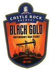 Castle Rock Brewery Black Gold pump clip/badge. Nottingham's dark secret. Mild.