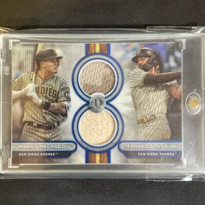 2024 Topps Dual Relics Blue #DR2-MT Fernando Tatís Jr., Manny Machado /150 - Picture 1 of 10