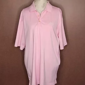 Nike Golf Womens Pink Polo Stonebridge Short Sleeve Shirt Dri-Fit Size X-Large - Picture 1 of 8