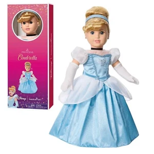 NEW American Girl Disney Princess CINDERELLA 18" DOLL + Gown Glass Slippers NIB - Picture 1 of 12