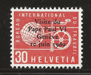 Switzerland Scott #30103, Single 1969 Complete FVF MNH - Picture 1 of 1