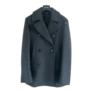 Dolce & Gabbana Mantel Medium Anthrazit Grau & Schwarz Wolle D&G Overcoat Herren Größe 44 - Bild 1 von 23