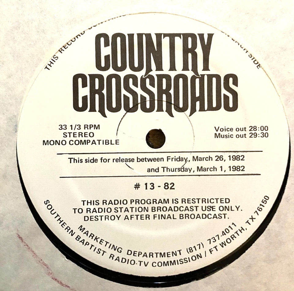 #13-82 BILL MACK COUNTRY CROSSROADS POSTHUMOUS LEGENDS TRIBUTE & LOVE SONGS - Image 1 of 1