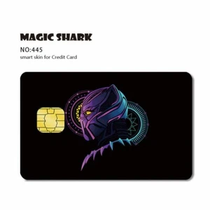 Carta di credito SMART Sticker pelle pretagliata piccola chip SOLO ANTERIORE - Foto 1 di 1