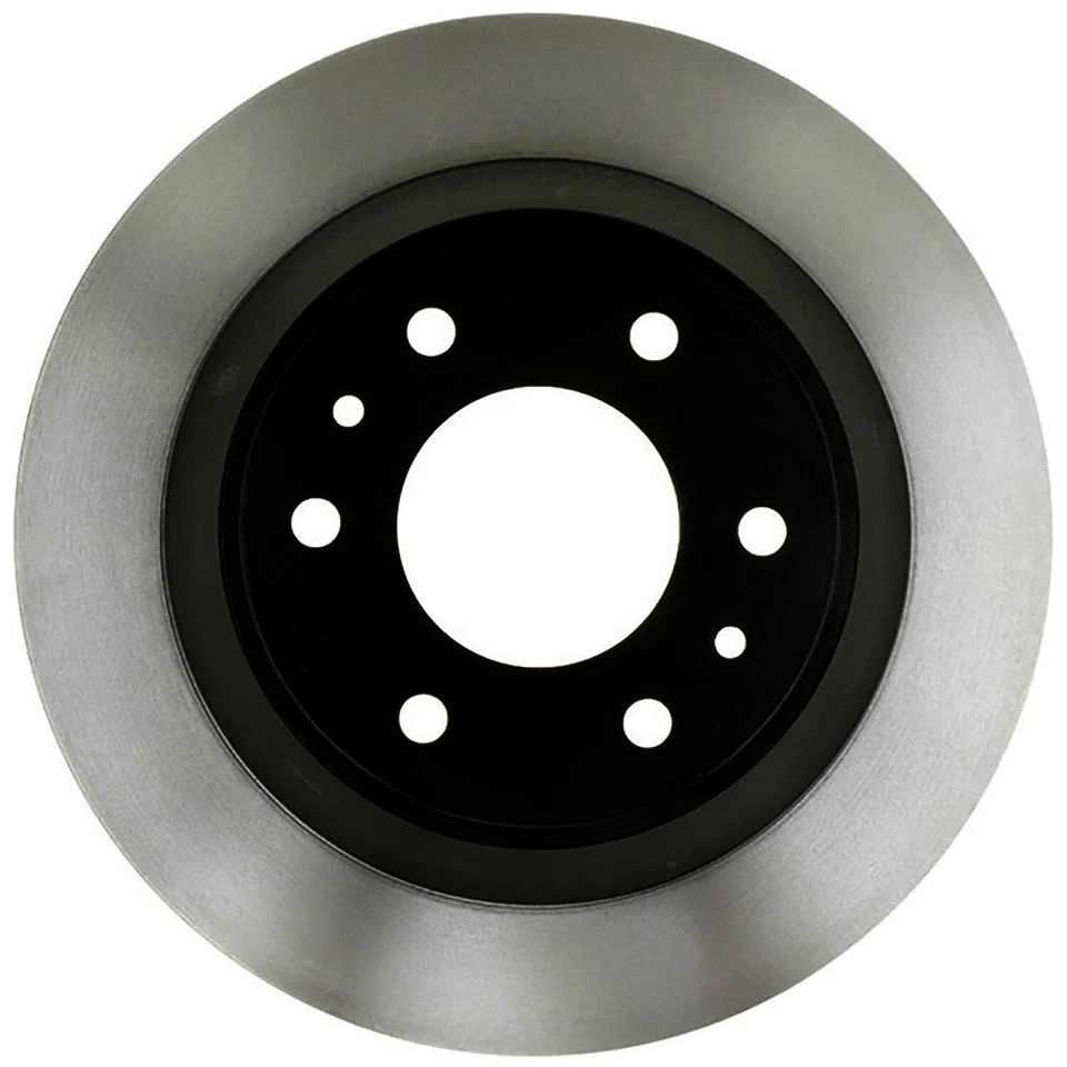 Rotor de freio a disco - chapéu preto traseiro ACDelco 18A1207 - Imagem 1 de 4