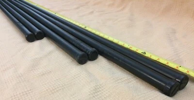 Single YAKIMA Round RoundBar CrossBar + End Caps 48 58 66 78 86" Cross Bar Bars - Image 1 of 4