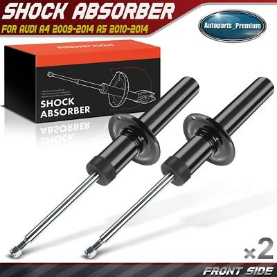 2x Front Shock Absorber for Audi A4 2009-2016 A5 2010-2014 A4 Quattro Q5 S4 S5 - Image 1 of 4