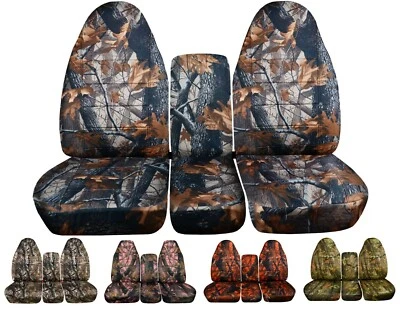Fits Ford F250 Super duty truck 1999 to 2010  40-20-40 front set seat covers - Image 1 of 4