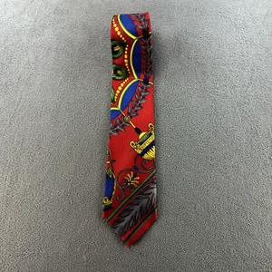 BULLOCK & JONES ~ ARTE POP COLOR BRILLANTE ~ CAMISA DE VESTIR DE SEDA PARA HOMBRE TRAJE CORBATA ~ 59" - Imagen 1 de 6