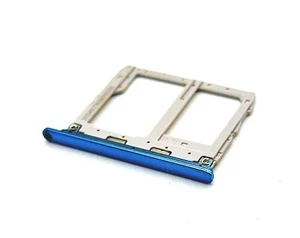 Original LG Q60 SIM Card Holder SIM Tray SD Card Holder Blue - Picture 1 of 1