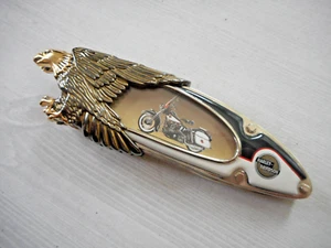 FRANKLIN MINT : HARLEY DAVIDSON DUO GLIDE Collector Knife - Picture 1 of 14