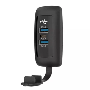 12V-24V Dual USB QC3.0 & PD Car Boat RV Fast Charger Socket Power Outlet Panel - Photo 1 sur 6