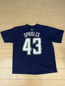 Reebok SD LA Chargers Sproles 43 XL T Shirt Football - Picture 1 of 6