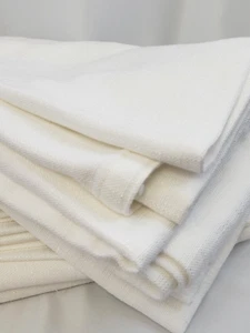 Restoration Hardware Italian Textured Weave Drapery Panels White 120" Long - Picture 1 of 11