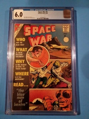 Space War 6 Charlton Comics 1960 CGC 6.0 GR5-78 - Image 1 of 2