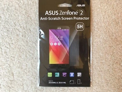 Asus Zenfone2 Anti-Scratch Screen Protector – Clear - BRAND NEW SEALED - Image 1 of 3