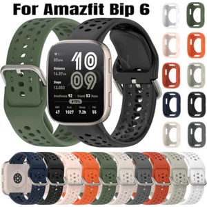Sport Silikon Uhrenarmband Band + Hülle Cover für Huami Amazfit BIP 6 Ersatz - Bild 1 von 133