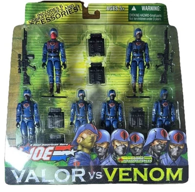 NUEVO G.I. Joe Valor vs Venom Cobra Infantry Forces Paquete de 6 Foto 1 de 4