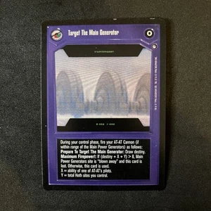 Star Wars CCG - SWCCG - Target the Main Generator - EX Cond - Picture 1 of 2