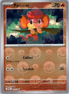 Pokemon Karte 014/086 Pansear PokeBall Pattern White Flare - Bild 1 von 1