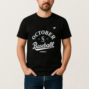 Oktober Baseball Mariners 2025 T-Shirt. T-Shirt Hot Trend 2025 Größe S-5XL - Bild 1 von 4