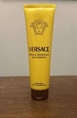 GEL DE BAÑO Y DUCHA PERFUMADO VERSACE EROS Energy de Versace para hombre 5 oz 150 ml NUEVO Foto 1 de 2