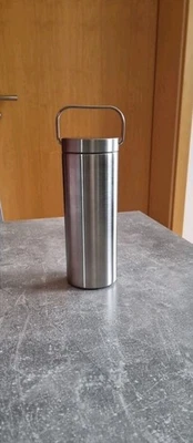 Trinkflasche-750ml- Edelstahl-Wasserflasche-auslaufsicher-H 22 x Ø 8 cm ,neu' - Bild 1 von 4
