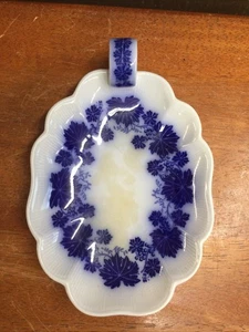 Vinranka by Arthur Percy For Gefle Sweden Flow Blue Dish With Handle - Picture 1 of 3