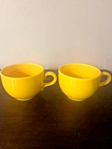2 Waechtersbach Fun Factory Buttercup Jumbo Cups Mugs - Picture 1 of 4