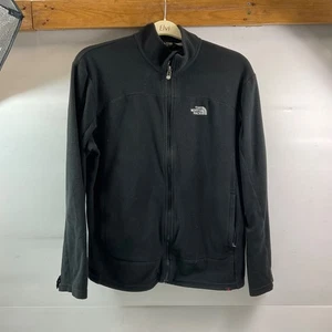 The North Face Classic Black Full Zip Up Fleece Jacket Size Large - Picture 1 of 14