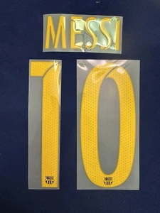 SPORTINGID 2015/16 FC BARCELONA LIONEL MESSI #10 NAME & NUMBER SET HOME VERSION - Picture 1 of 2