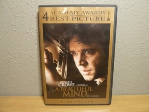 A Beautiful Mind (DVD, Widescreen, 2000) Russell Crowe, Ron Howard Film - Picture 1 of 2