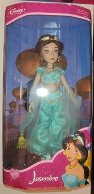 Disney Jasmine Porcelain Keepsake Doll Brass Key 2003 - Read Description - Image 1 of 4