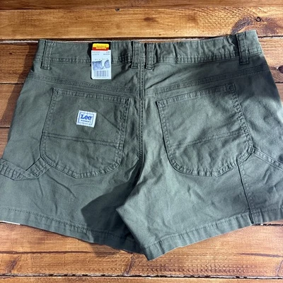 Lee Workwear 木匠短裤女式 12 (34X4) 绿色传奇风格新品 — 第 1/4 张图片