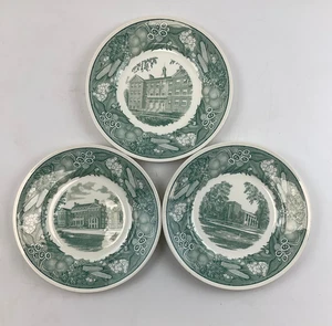 Wedgwood Ohio University Sesquicentennial Plates Set 1954 Vintage Ceramic - Picture 1 of 9